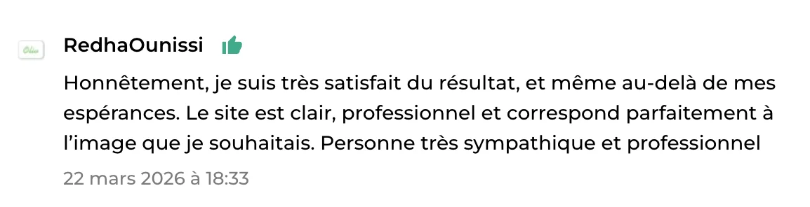 Avis client
